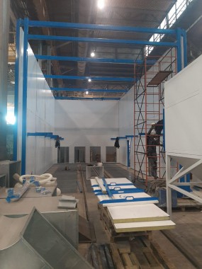 Дробеструйная камера для ж/д транспорта SPK GROUP