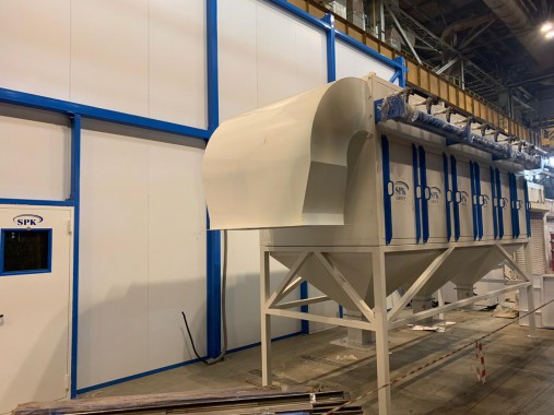 Дробеструйная камера для ж/д транспорта SPK GROUP