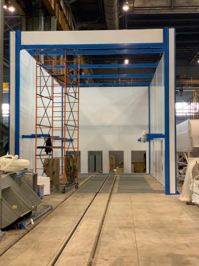 Дробеструйная камера для ж/д транспорта SPK GROUP