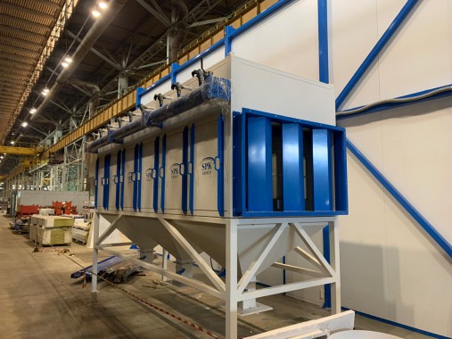 Дробеструйная камера для ж/д транспорта SPK GROUP