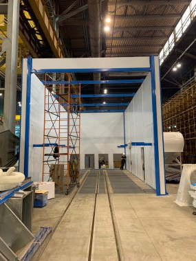 Дробеструйная камера для ж/д транспорта SPK GROUP