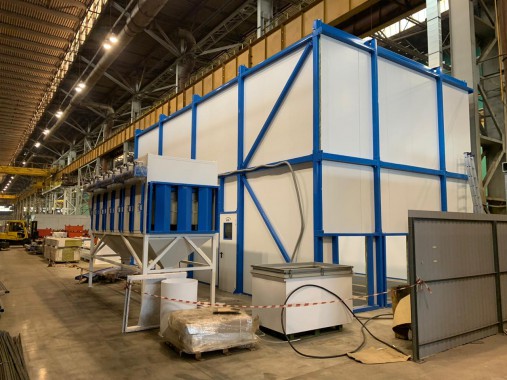 Дробеструйная камера для ж/д транспорта SPK GROUP