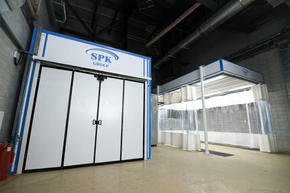 Фото камеры окраски SPK GROUP для легковой коммерческой техники