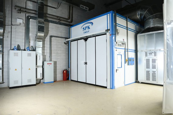 Фото камеры окраски SPK GROUP для легковой коммерческой техники