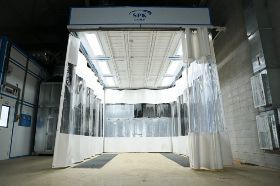 Фото камеры окраски SPK GROUP для легковой коммерческой техники