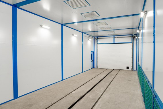 Комплекс подготовки поверхности и окраски для стальных металлоконструкций, Тверская обл.