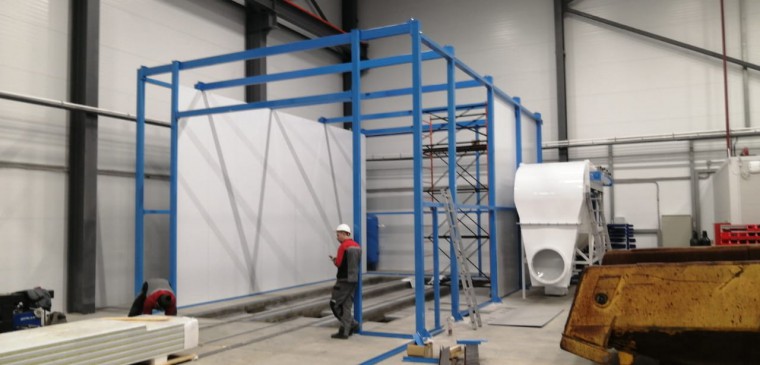 Дробеструйная камера SPK T-10.5.6, г. Березовский Дробеструйная камера SPK T-10.5.6, г. Березовский