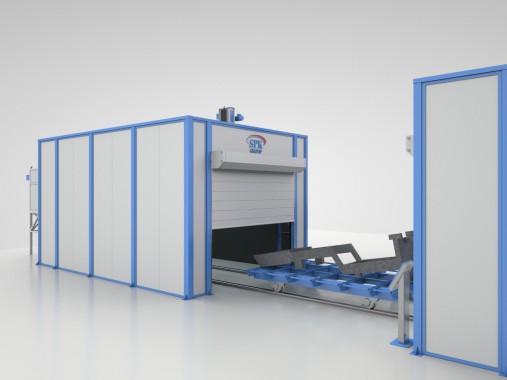 Линия SPK окраски рам тракторов Линия SPK GROUP окраски рам тракторов