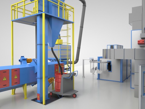 Линия SPK окраски рам тракторов Линия SPK GROUP окраски рам тракторов