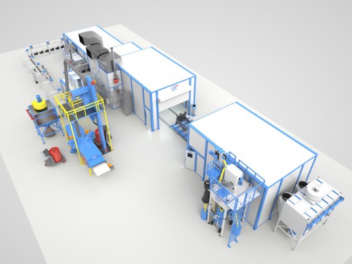 Линия SPK окраски рам тракторов Линия SPK GROUP окраски рам тракторов