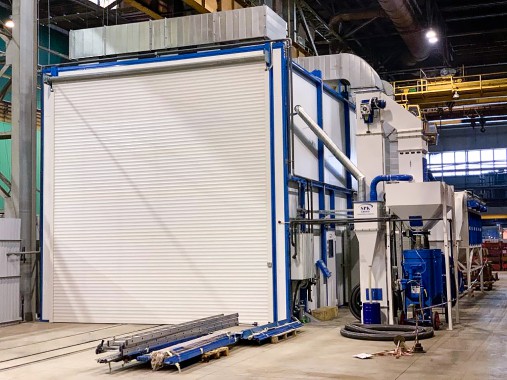 Дробеструйная камера для ж/д транспорта SPK GROUP