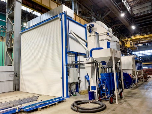 Дробеструйная камера для ж/д транспорта SPK GROUP