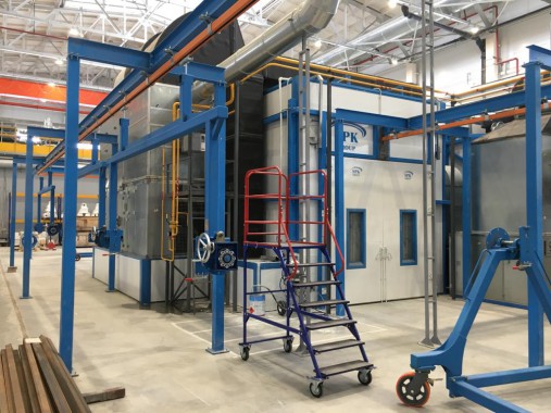 Комплекс подготовки поверхности, покраски и сушки для ж/д оборудования SPK-42.23.4, г. Тверь от SPK GROUP