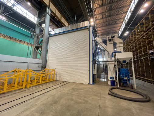 Дробеструйная камера для ж/д транспорта SPK GROUP