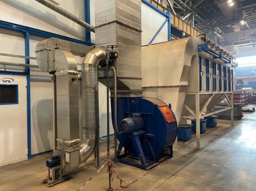 Дробеструйная камера для ж/д транспорта SPK GROUP