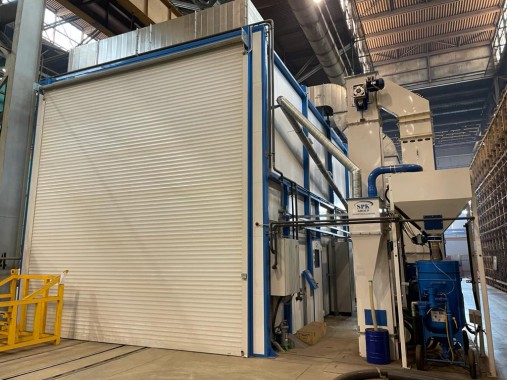 Дробеструйная камера для ж/д транспорта SPK GROUP