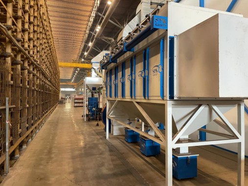 Дробеструйная камера для ж/д транспорта SPK GROUP