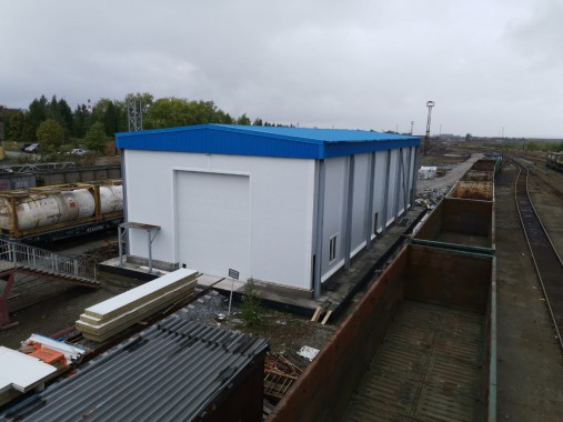 покрасочно-сушильная камера SPK GROUP для железнодорожной техники