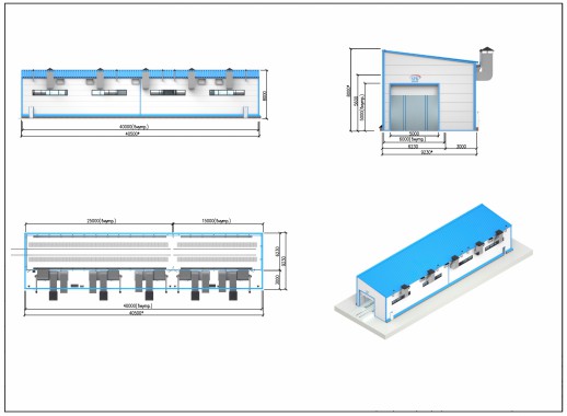Уличная окрасочно-сушильная камера для крановой техники SPK-40.6.6 Уличная окрасочно-сушильная камера для крановой техники SPK GROUP