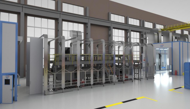 Комплекс подготовки, окраски и проверки герметичности вагонов SPK Комплекс подготовки, окраски и проверки герметичности вагонов SPK GROUP