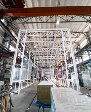 Покрасочно-сушильная камера SPK GROUP для электровозов