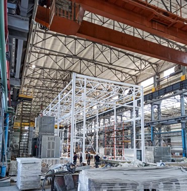 Покрасочно-сушильная камера SPK GROUP для электровозов