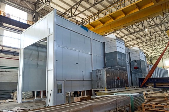 Камера SPK GROUP для покраски и сушки жд 