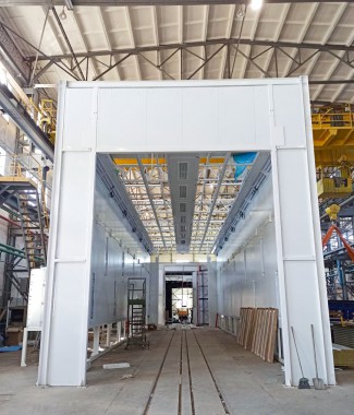 Покрасочная камера SPK GROUP для электровозов