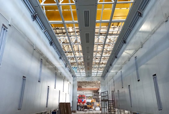 Покрасочная камера SPK GROUP для электровозов