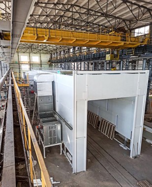 Покрасочно-сушильная камера SPK GROUP для электровозов