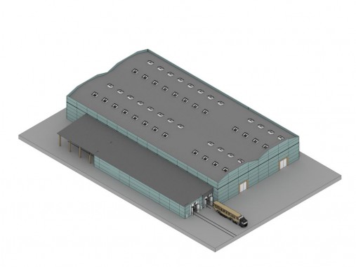 Комплекс подготовки и покраски для трамвайных вагонов SPK Оборудование SPK GROUP для окраски трамвайных вагонов