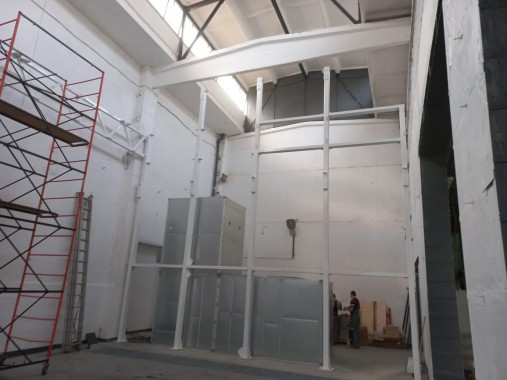 Покрасочно-сушильные камеры SPK GROUP для кузовов дорожной техники