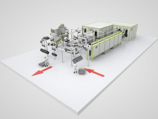 Линия порошковой окраски топливных баков SPK Линия порошковой окраски топливных баков SPK GROUP