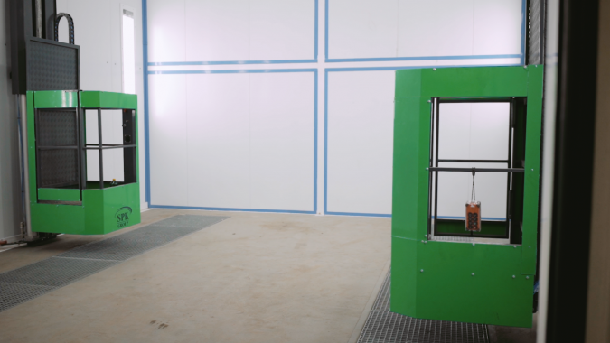 Покрасочно-сушильные камеры SPK GROUP для кузовов дорожной техники