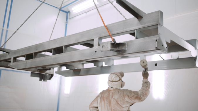 Покрасочно-сушильные камеры SPK GROUP для кузовов дорожной техники