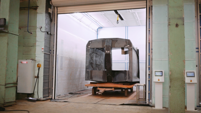 Покрасочно-сушильные камеры SPK GROUP для кузовов дорожной техники