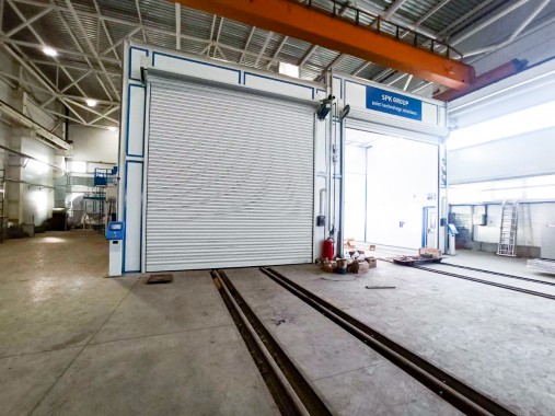 Проектирование, строительство и монтаж комплекса дробеструйной и окрасочно-сушильной камер SPK, г. Оренбург