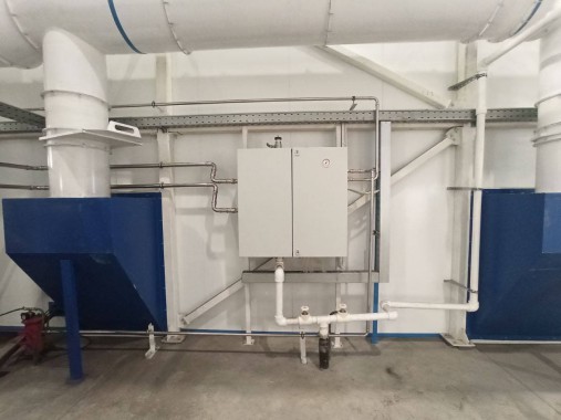 Проектирование, строительство и монтаж комплекса дробеструйной и окрасочно-сушильной камер SPK, г. Оренбург