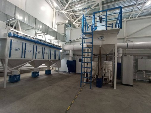 Проектирование, строительство и монтаж комплекса дробеструйной и окрасочно-сушильной камер SPK, г. Оренбург