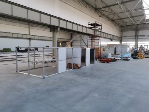 Линия подготовки и окраски кузовов и рам самосвалов, г. Калининград Линия подготовки и окраски кузовов и рам самосвалов SPK GROUP