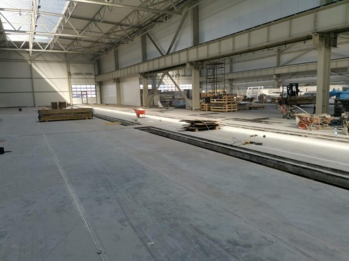 Линия подготовки и окраски кузовов и рам самосвалов, г. Калининград Линия подготовки и окраски кузовов и рам самосвалов SPK GROUP