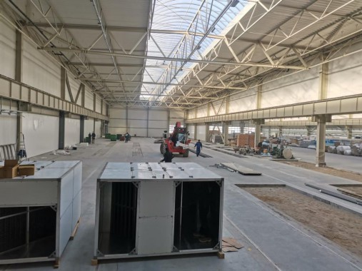 Линия подготовки и окраски кузовов и рам самосвалов, г. Калининград Линия подготовки и окраски кузовов и рам самосвалов SPK GROUP