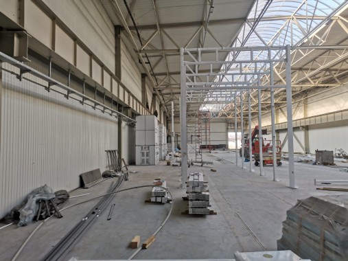 Линия подготовки и окраски кузовов и рам самосвалов, г. Калининград Линия подготовки и окраски кузовов и рам самосвалов SPK GROUP