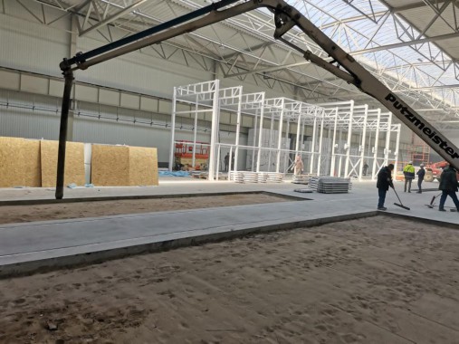 Линия подготовки и окраски кузовов и рам самосвалов, г. Калининград Линия подготовки и окраски кузовов и рам самосвалов SPK GROUP