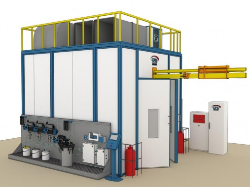 Камера роботизированной окраски SРК-SB-4.4.3 Камера роботизированной окраски SРК-SB-4.4.3