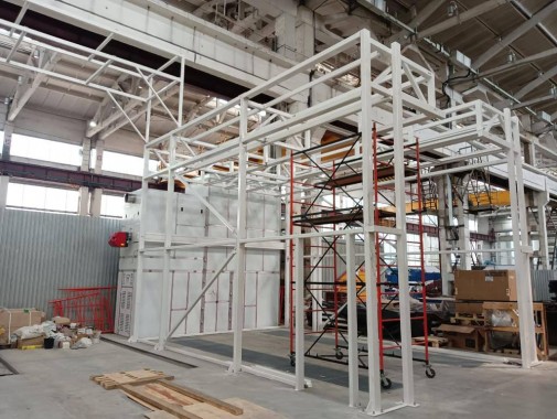 Окрасочно-сушильная и моечная камеры SPK GROUP для сельхозтехники