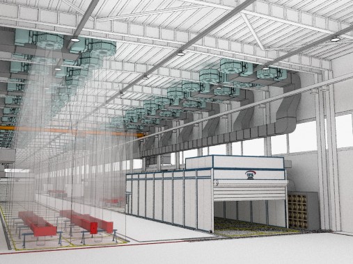 Окрасочный комплекс. Зона открытой окраски SPK GROUP