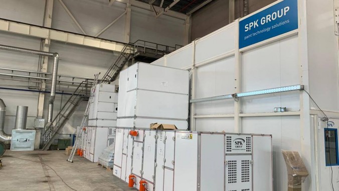 Камера окраски и сушки для автомобильных агрегатов SPK-15.6.4, г. Шадринск