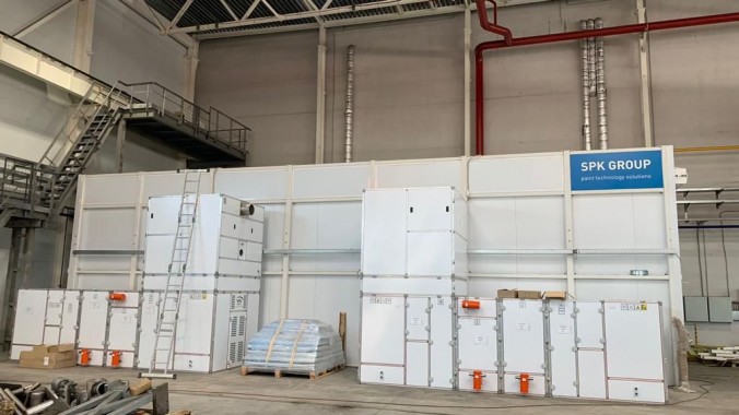 Камера окраски и сушки для автомобильных агрегатов SPK-15.6.4, г. Шадринск