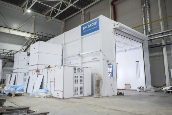 Камера окраски и сушки для автомобильных агрегатов SPK-15.6.4, г. Шадринск